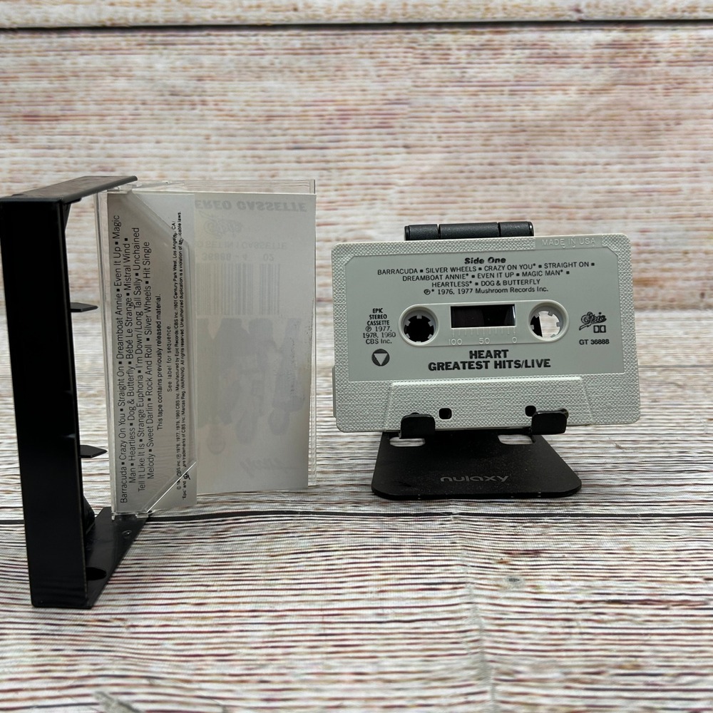 Heart Greatest Hits Live Cassette Tape Epic EGT-36888 2 Record Set 1980 Rock - Picture 4 of 4